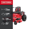 CRAFTSMAN Z5200 | 42 in Gas Zero-Turn Riding Lawn Mower | 20HP Kohler 7000 Twin-Cylinder Engine | High Back Seat (17RRFACS093)