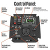 4,000-Watt Gas Powered Portable Inverter Generator with Recoil Start, LED Data Centers.