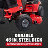 CRAFTSMAN T2400K | 46in 22HP TURN TIGHT Gas Riding Lawn Mower | KOHLER Twin-Cylinder 7000 Series Engine | Hydrostatic Transmission