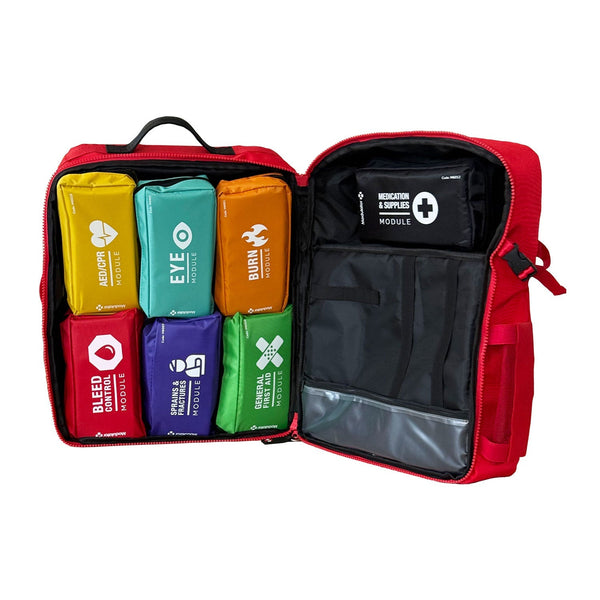 ANSI Class B Trauma & Bleed Control Backpack – Modular Emergency Response Kit (No AED) (M600B-1)