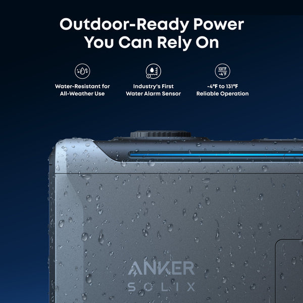 Anker A7320J40 Smart Generator 5500 (Tri-Fuel) | 5X Backup Time | Smart Control & Outdoor-Ready