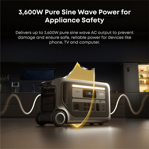 DuroMax XP7000iHT and Anker F3000 + 120V Adapter Bundle