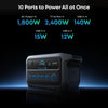 Anker B17831AF C2000 Gen 2 Portable Power Station 2048Wh w/ Car Alternator Charger