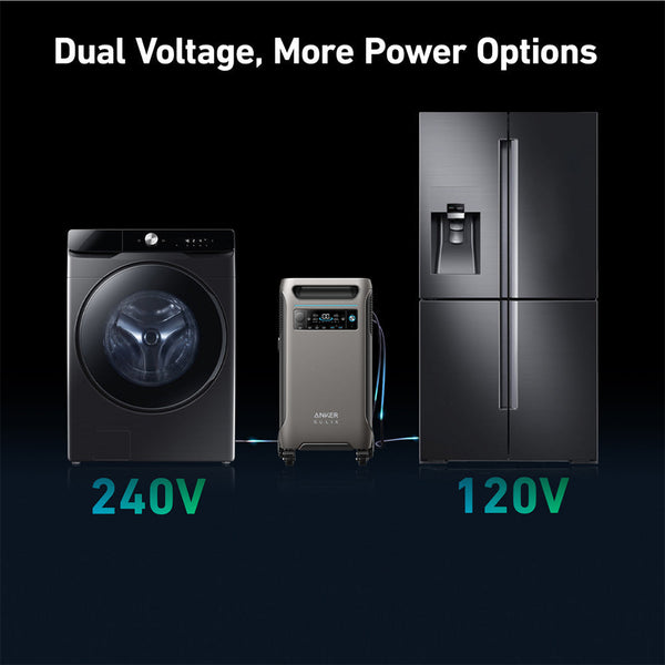 Anker F3800 3840Wh | 6000W Portable Power Station w/ Double Power Hub
