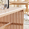 Zero Waste Slatted Bench
