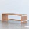 Zero Waste Slatted Bench