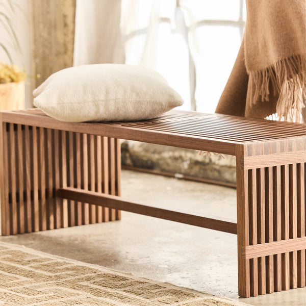 Zero Waste Slatted Bench