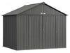 Arrow 10×8 Ezee Storage Shed Kit – Charcoal
