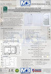 Avora Bath Walk in Left Hand Soaker Tub 52X30X40