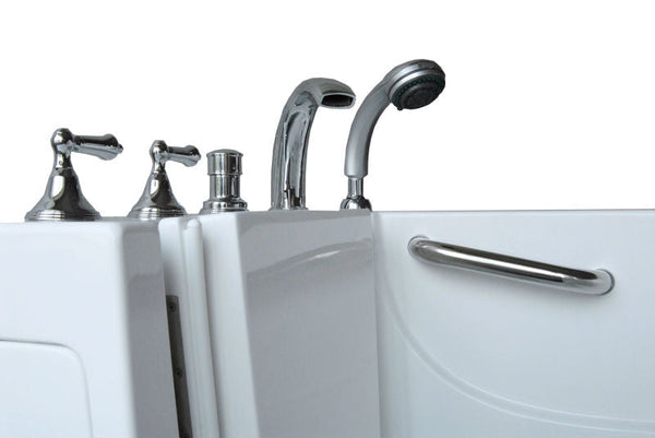 Avora Bath Walk in Left Hand Soaker Tub 51X28X41