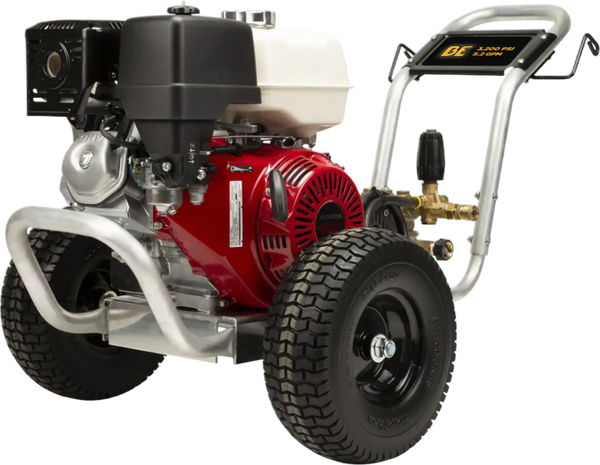 BE Gas Pressure Washer Cold Water 3,200 PSI 5.2 GPM Honda GX390 Engine New