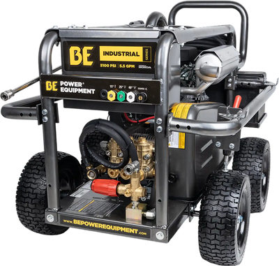 BE Gas Pressure Washer 5100 PSI 5.5 GPM Honda GX690 Engine Electric Start New