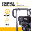 BE Pressure Washer Hot Water 4,000 PSI 4 GPM Powerease 420cc Engine AR Pump HW4015RA New