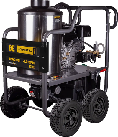 BE Pressure Washer Hot Water 4,000 PSI 4 GPM Powerease 420cc Engine AR Pump HW4015RA New