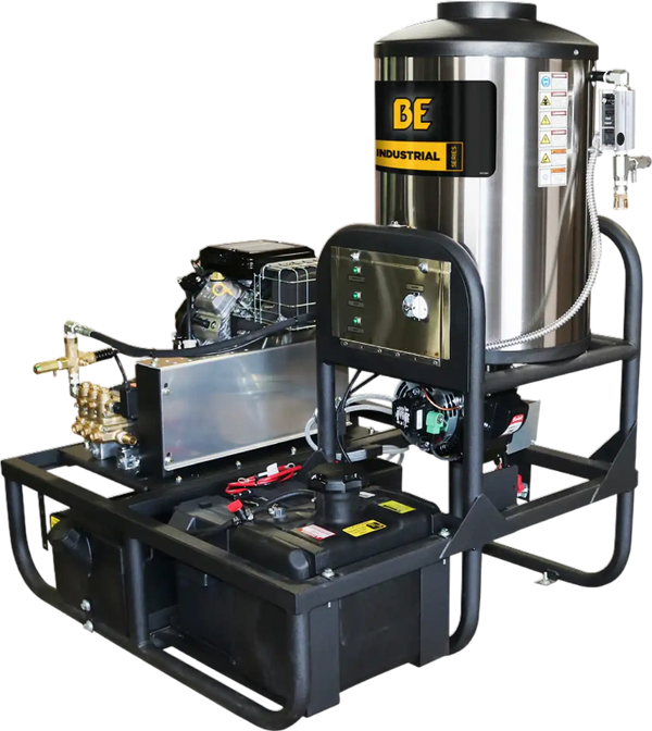 BE Skid Pressure Washer Hot Water 3,500 PSI 5.2 GPM Vanguard 18 HP Engine Z5535CPBDV New