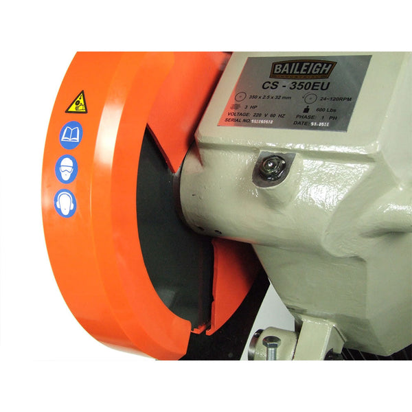 Baileigh 1002535 CS-350EU 14" Variable Speed Circular Cold Saw