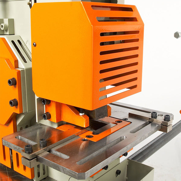 Baileigh 1007792 230V 220V 3PH 50 Ton 5 Station Ironworker w/ Welded Steel Plate