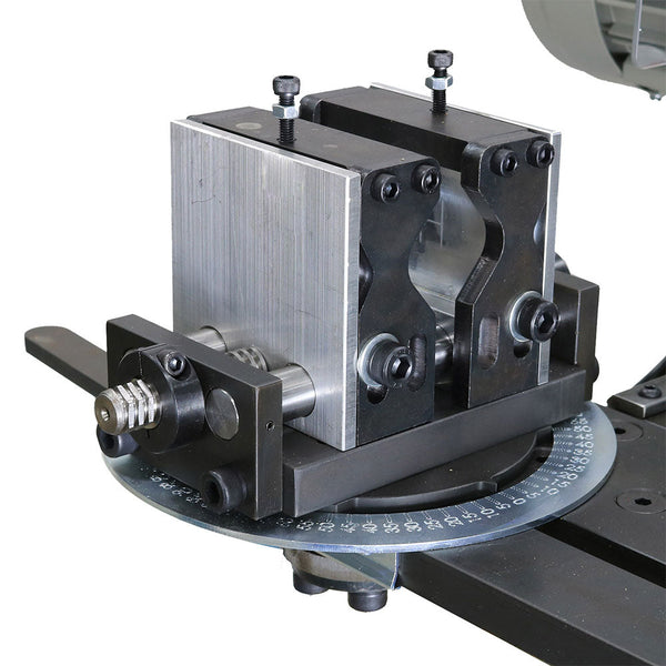 Baileigh 1008056 TN-300 110V Hole Saw Tube Pipe Notcher w/Rigid Steel Plate Base