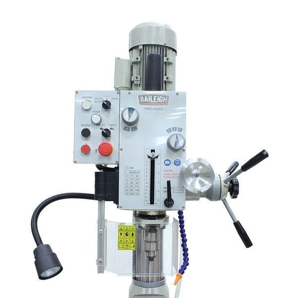 Baileigh 1020692 VMD-828G 110V 2HP Vertical Mill Drill w/ 1.5" Drill Capacity