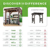 Granada Grill Gazebo with Outdoor Bar