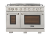 Kucht KFX480 48" Professional Gas Range with 7 Sealed Burners and Convection Oven with NG & LP Options New