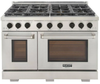 Kucht KFX480 48" Professional Gas Range with 7 Sealed Burners and Convection Oven with NG & LP Options New
