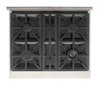 Kucht KFX300 30" Professional Gas Range with 4 Sealed Burners and Convection Oven with NG & LP Options New