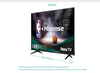 Hisense  43 Inch 43R63 4K Roku SMART TV