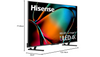 Hisense  55 Inch Class - U88KM Series - 4K ULED Mini LED TV 55U88KM