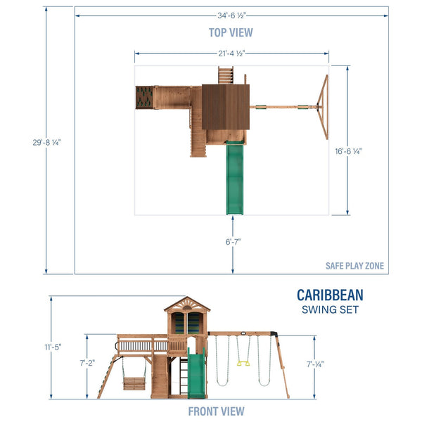 Caribbean Swing Set
