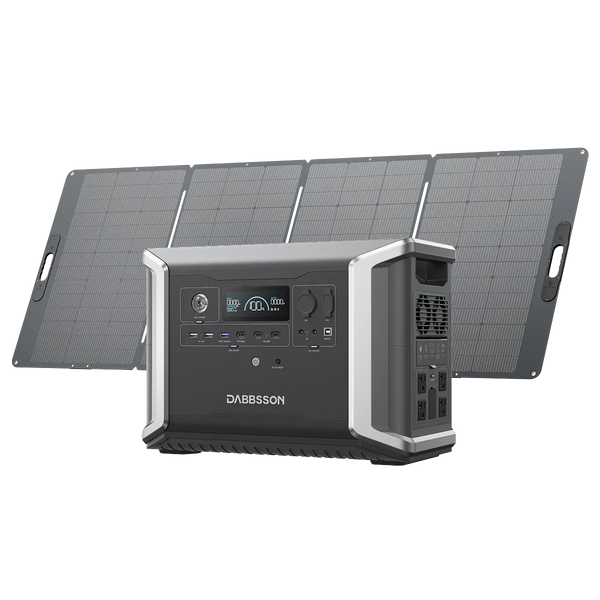Dabbsson DBS2300 Plus + 2*210W Solar Panel | 2330Wh, 2200W, 420W Solar Kit