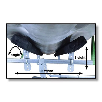 EcoLight Kayak Trailer For One