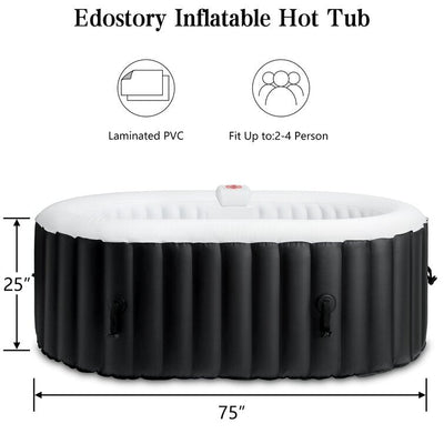 Edostory 2 – Person 90 – Jet Vinyl Inflatable Hot Tub