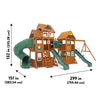 Paramount Wooden Swing Set / Playset