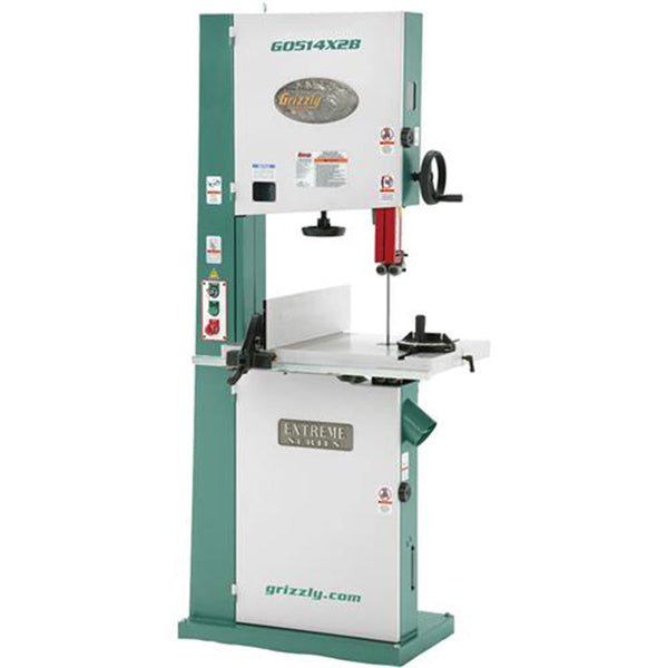 Grizzly G0514X2B 220V 19 Inch 3 HP Extreme-Series Bandsaw with Motor Brake