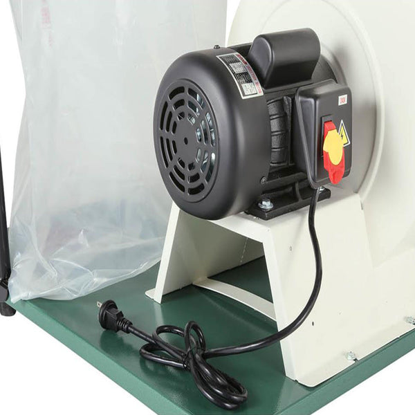 Grizzly G0548ZP 240V 2 HP Canister Dust Collector with Aluminum Impeller