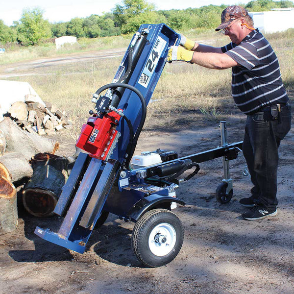 Iron and Oak BHVH2418GX 24-Ton Log Splitter w/ Honda GX160 Engine