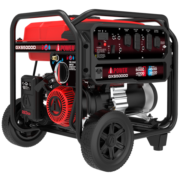 GXS5000D Dual Fuel Portable Generator