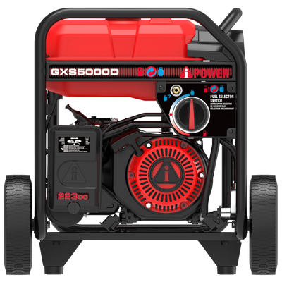 GXS5000D Dual Fuel Portable Generator