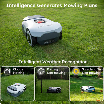 ANTHBOT Genie 3000: AI Robot Lawn Mower No Wire