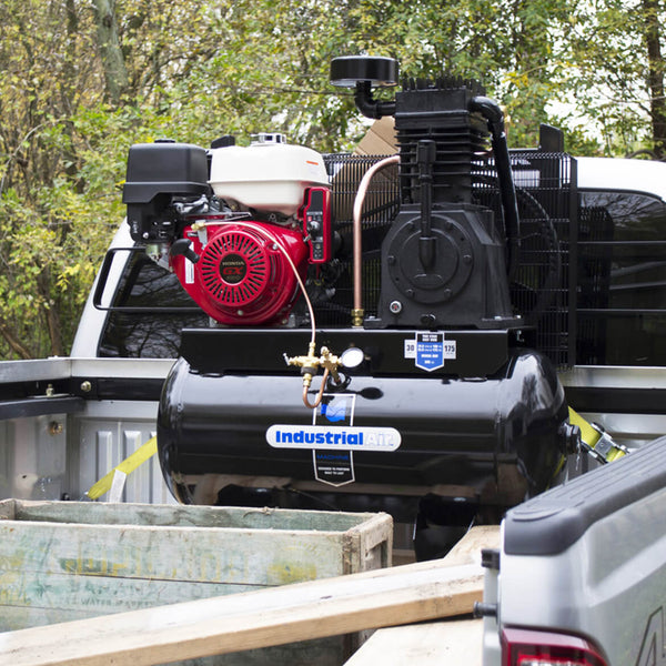 Industrial Air IH1393075 30 Gallon 13 HP Truck Mount Air Compressor w/Engine