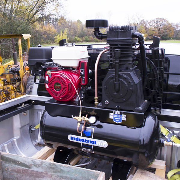 Industrial Air IH1393075 30 Gallon 13 HP Truck Mount Air Compressor w/Engine