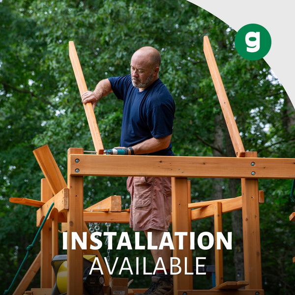 Basic Swing Set with Slide