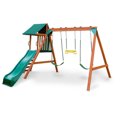 Basic Swing Set with Slide