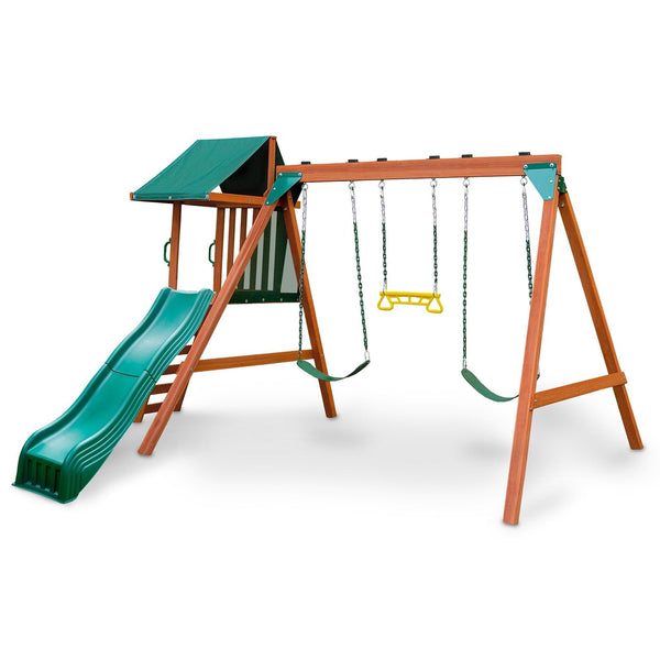 Basic Swing Set with Slide