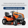 Husqvarna YTH24K54 54″ Lawn Tractor 24hp V-Twin Kohler Engine 960450079