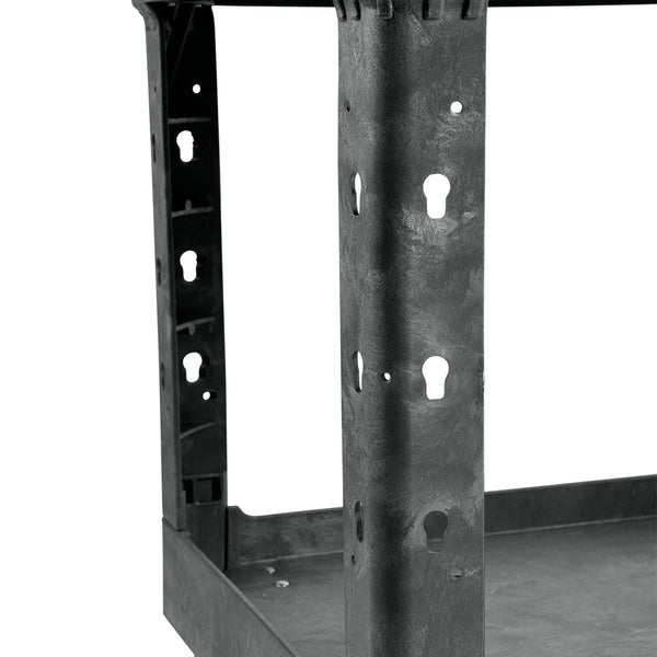 Jet 141016 Heavy Duty Durable Resin Utility Cart w/ 43" x 25" Shelf Size
