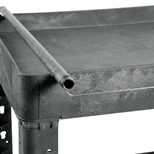 Jet 141016 Heavy Duty Durable Resin Utility Cart w/ 43" x 25" Shelf Size