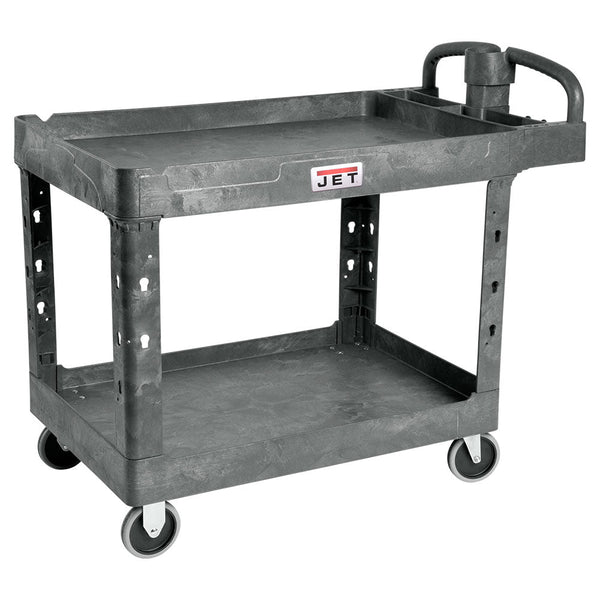 Jet 141016 Heavy Duty Durable Resin Utility Cart w/ 43" x 25" Shelf Size