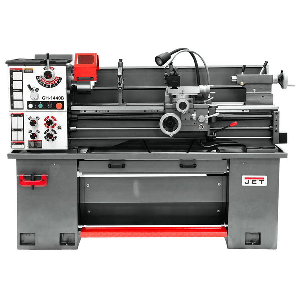 Jet 331440 14-Inch x 37-Inch 1-Phase Geared Head Bench Lathe w/ Stand